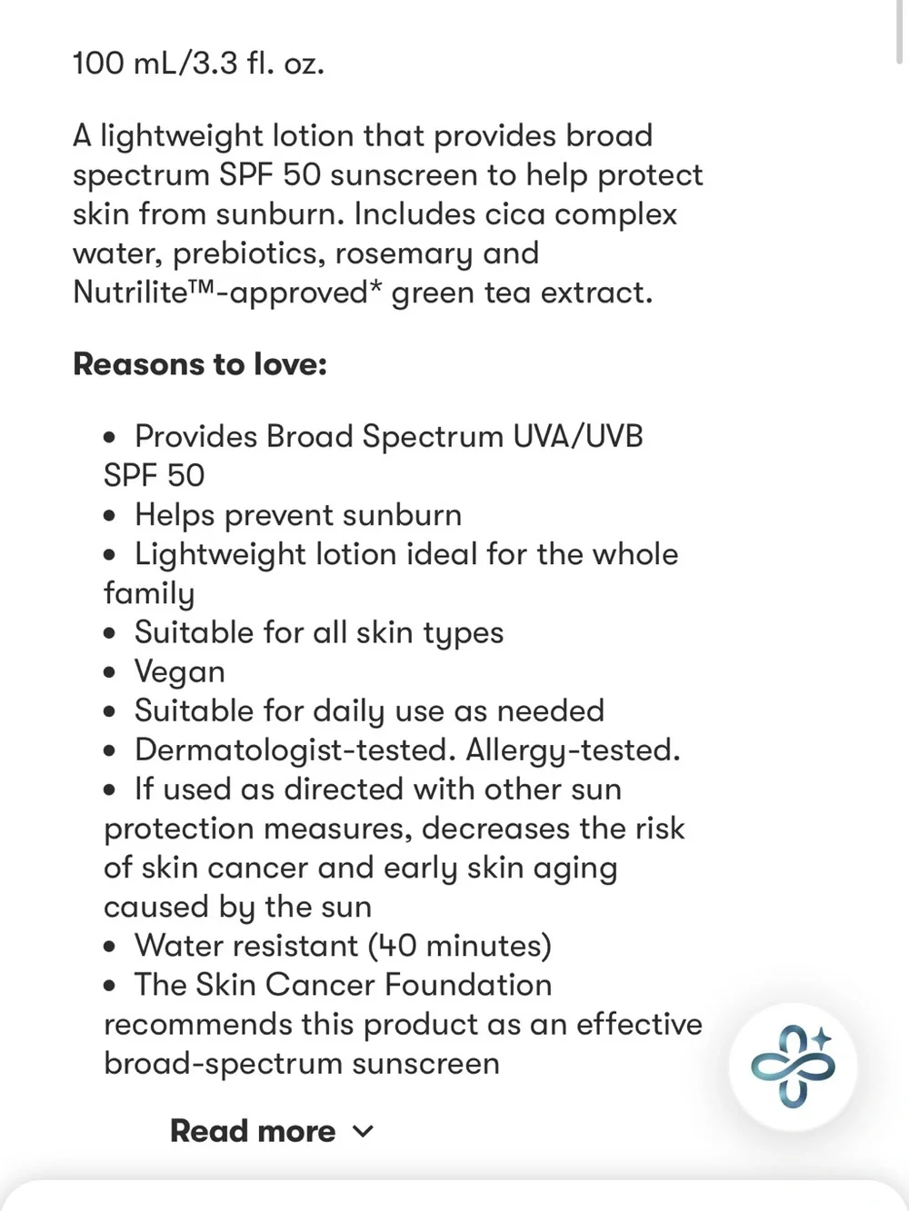 G&H Protect Body sunscreen Broad Spectrum SPF 50 - Blue